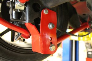 Ford Mustang Control Arm Mounts - Rear - UMI Performance - Relocation Brackets - Bolt In - `05-`14